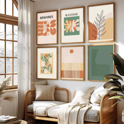 Wall Art Framed Wall Art Prints | Set of 6 | Home Decor