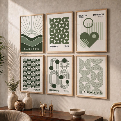 Boho Wall Art Prints with Frame for Wall Decor