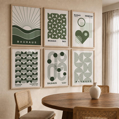 Boho Wall Art Prints with Frame for Wall Decor
