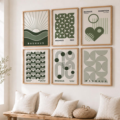 Boho Wall Art Prints with Frame for Wall Decor