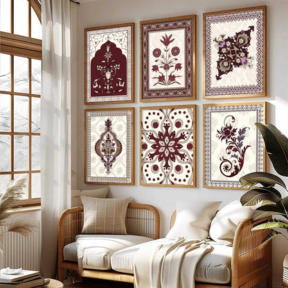 Traditional Wall Art Prints with Frame for Wall Decor