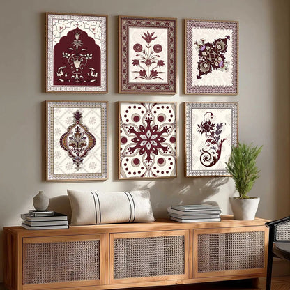 Traditional Wall Art Prints with Frame for Wall Decor