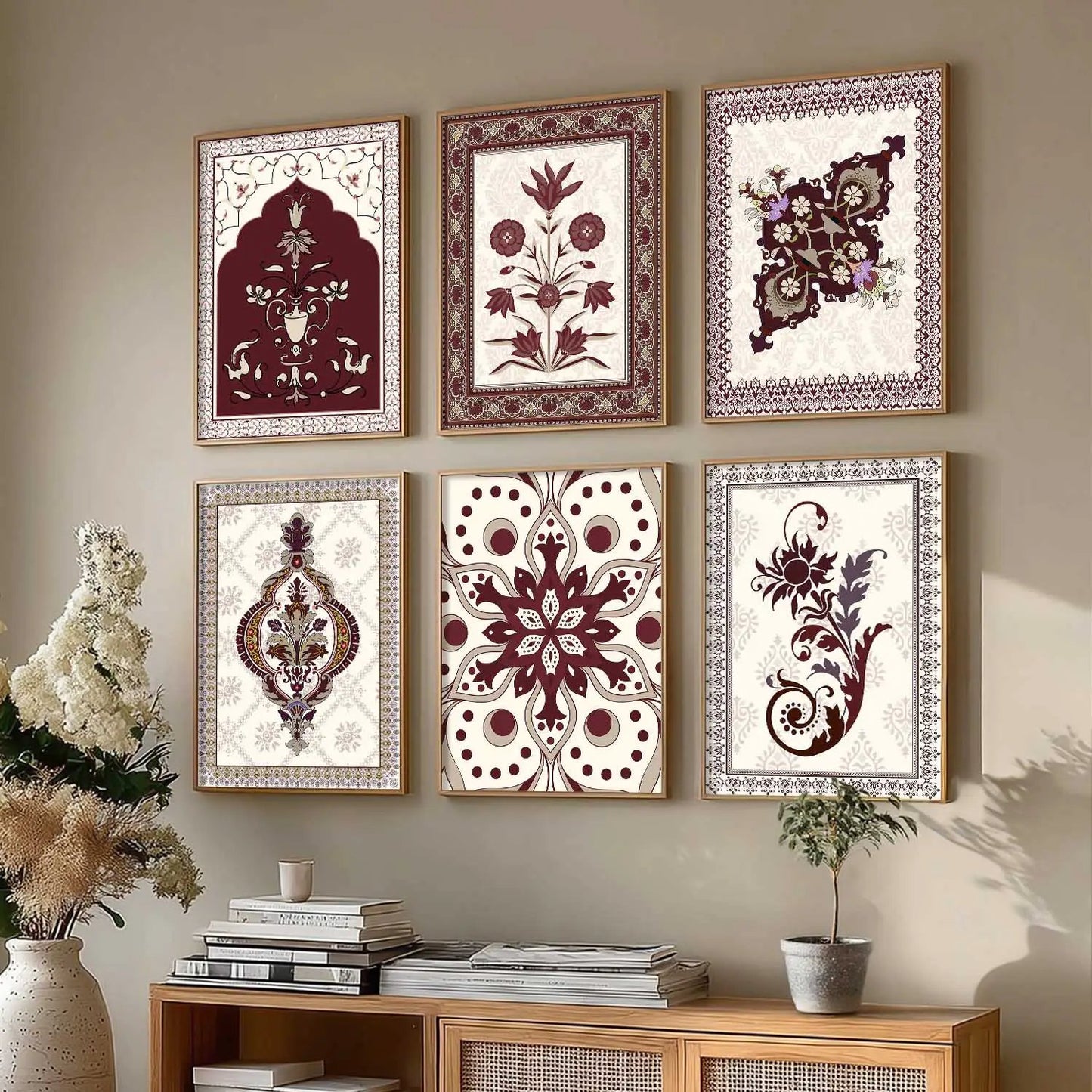 Traditional Wall Art Prints with Frame for Wall Decor
