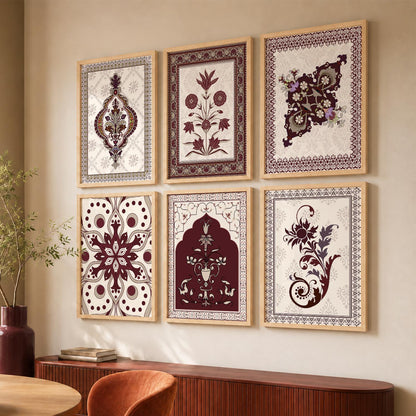 Traditional Wall Art Prints with Frame for Wall Decor