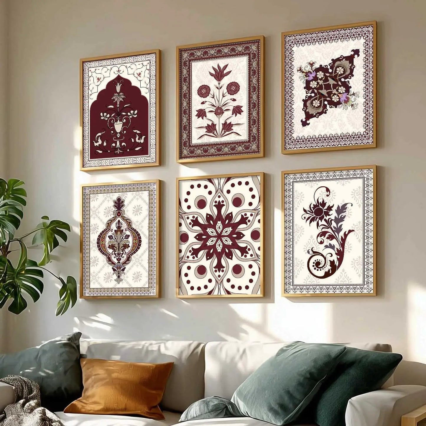 Traditional Wall Art Prints with Frame for Wall Decor