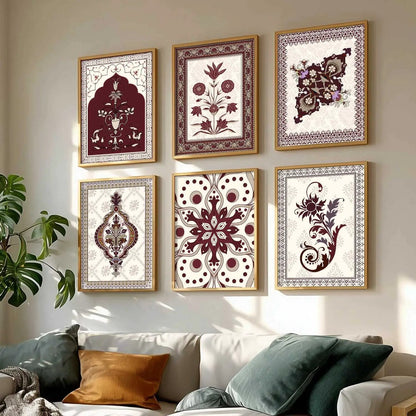 Traditional Wall Art Prints with Frame for Wall Decor
