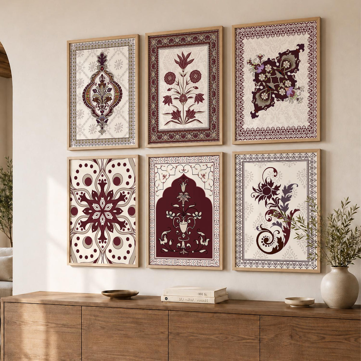 Traditional Wall Art Prints with Frame for Wall Decor