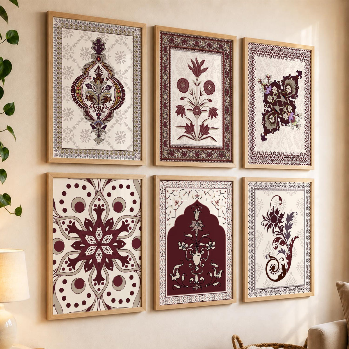 Traditional Wall Art Prints with Frame for Wall Decor