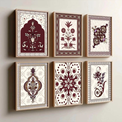 Traditional Wall Art Prints with Frame for Wall Decor
