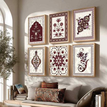 Traditional Wall Art Prints with Frame for Wall Decor