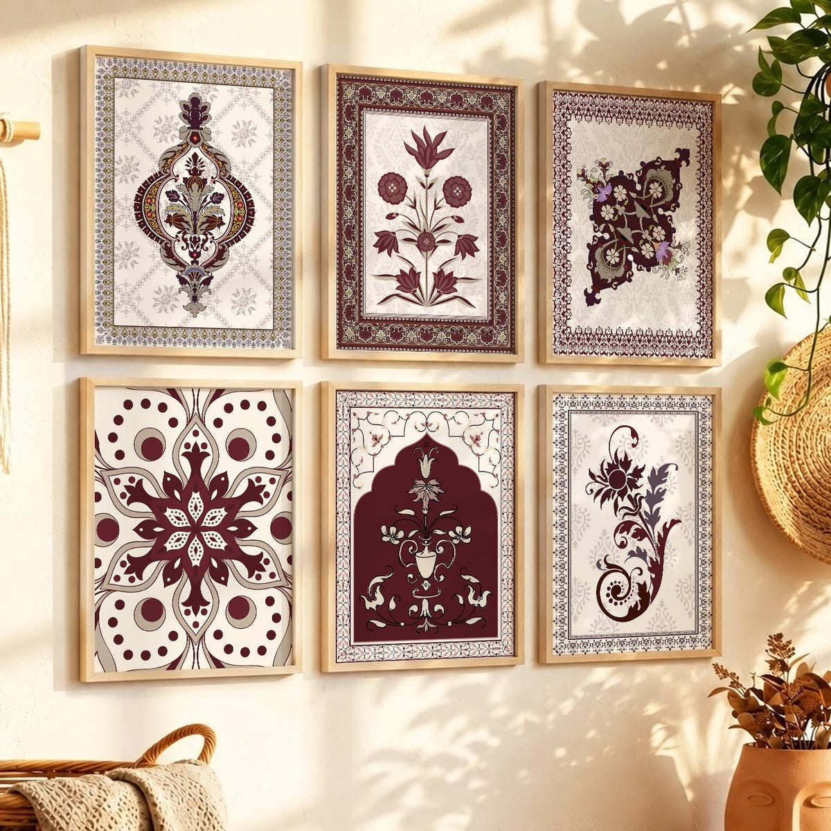 Traditional Wall Art Prints with Frame for Wall Decor