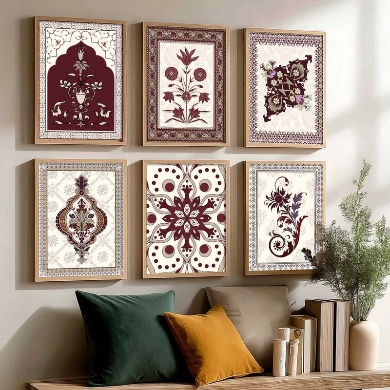 Traditional Wall Art Prints with Frame for Wall Decor