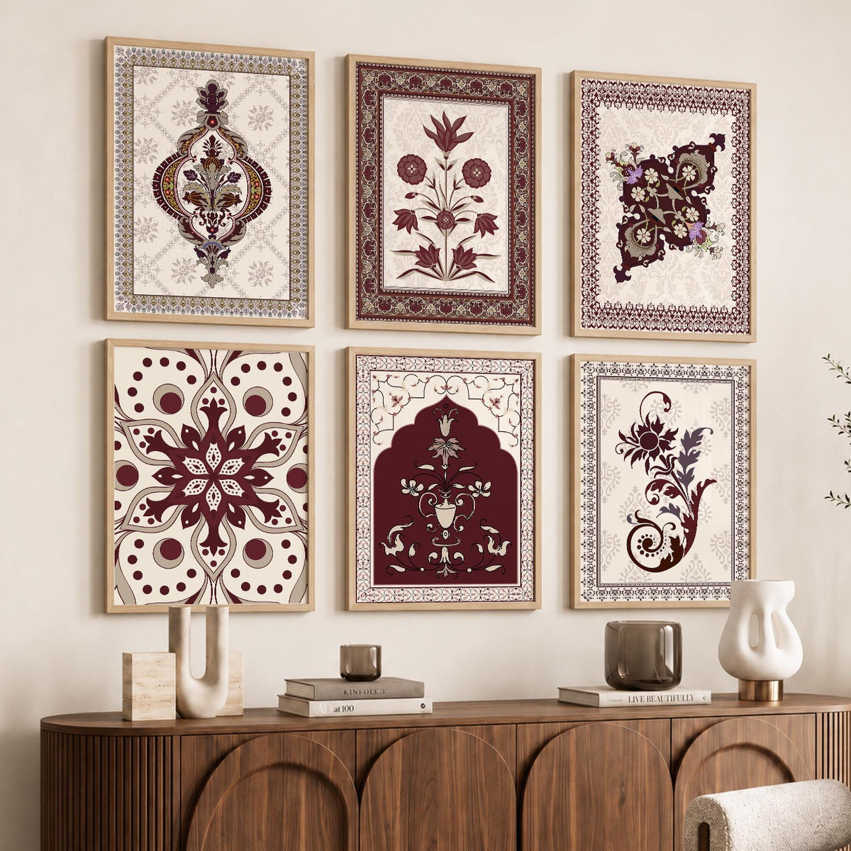 Traditional Wall Art Prints with Frame for Wall Decor