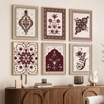Traditional Wall Art Prints with Frame for Wall Decor