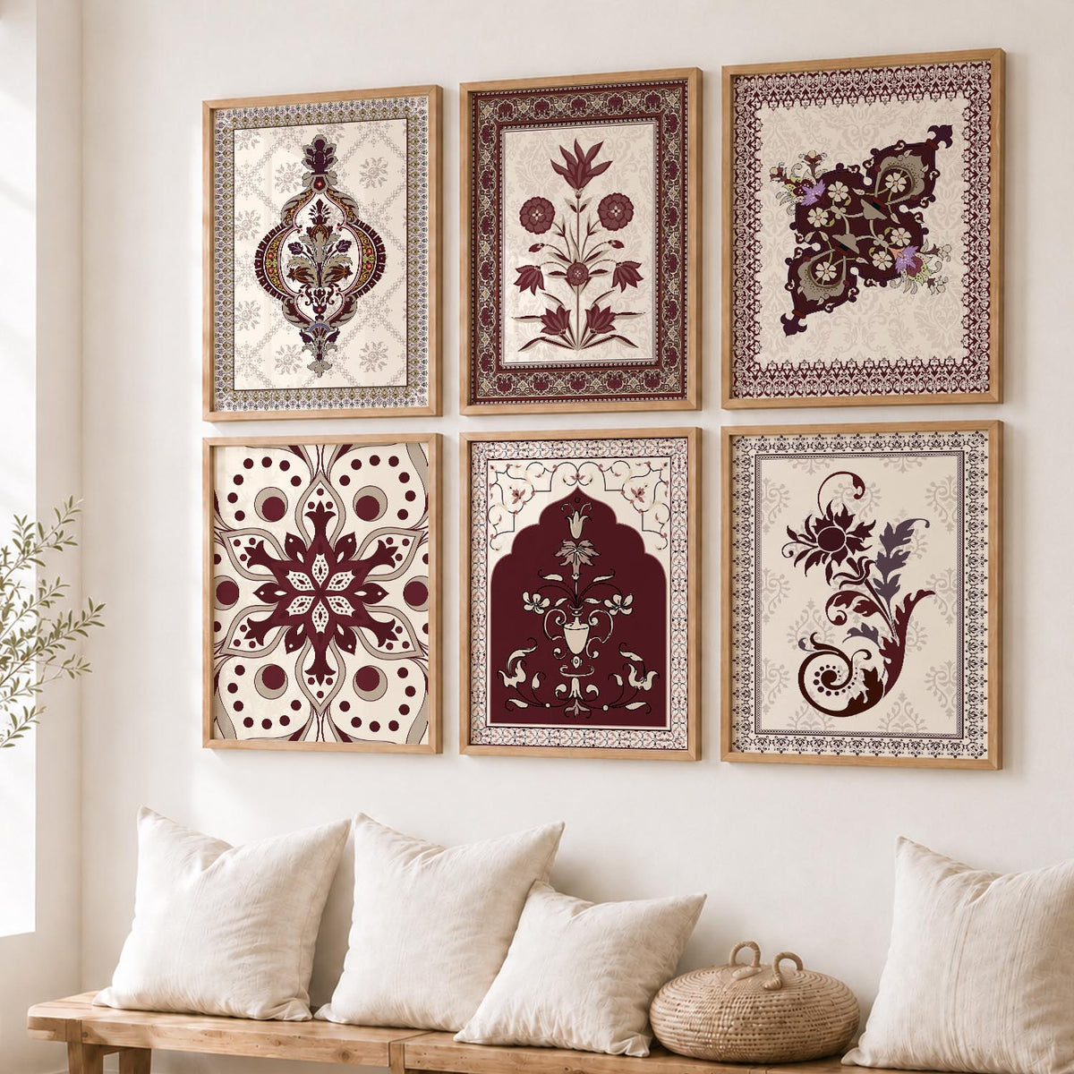 Traditional Wall Art Prints with Frame for Wall Decor