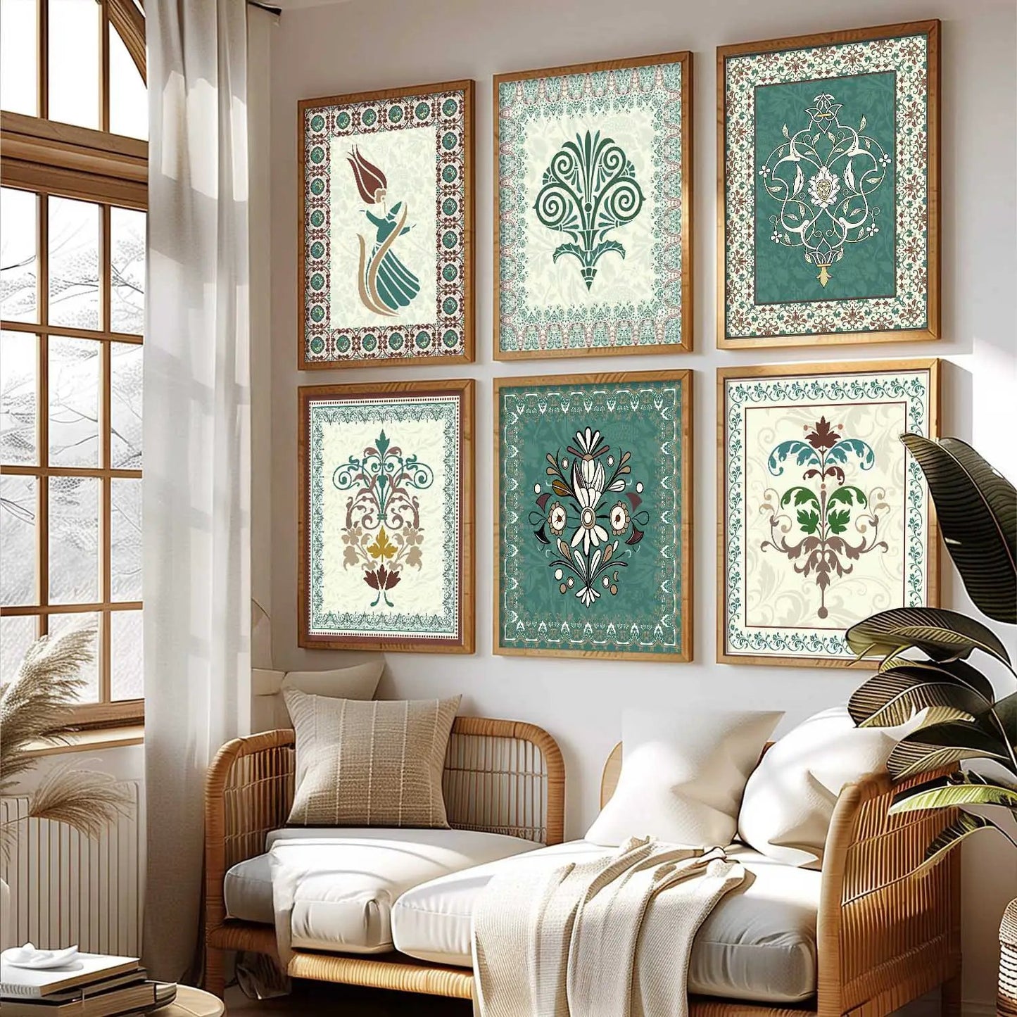Gond Wall Art Prints with Frame for Wall Decor