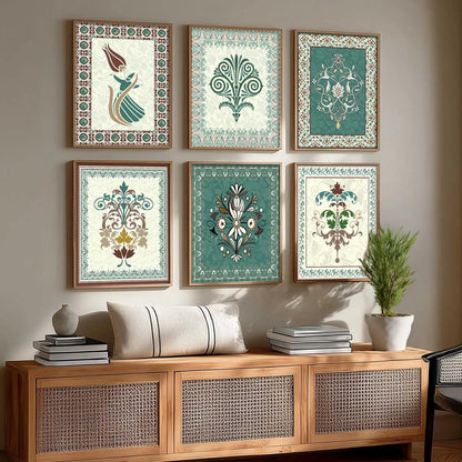 Gond Wall Art Prints with Frame for Wall Decor