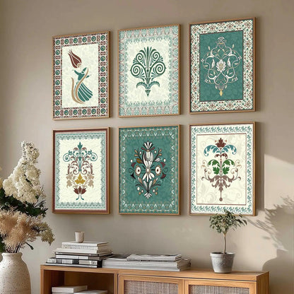 Gond Wall Art Prints with Frame for Wall Decor