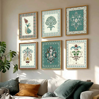 Gond Wall Art Prints with Frame for Wall Decor