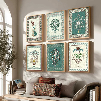 Gond Wall Art Prints with Frame for Wall Decor
