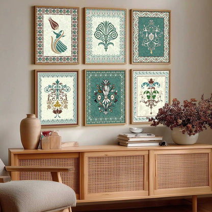 Gond Wall Art Prints with Frame for Wall Decor