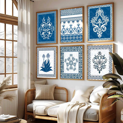 Traditional Wall Art Prints with Frame for Wall Decor