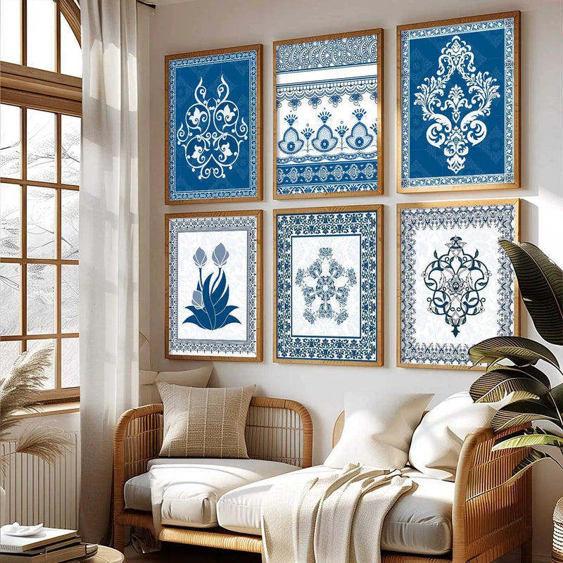 Traditional Wall Art Prints with Frame for Wall Decor