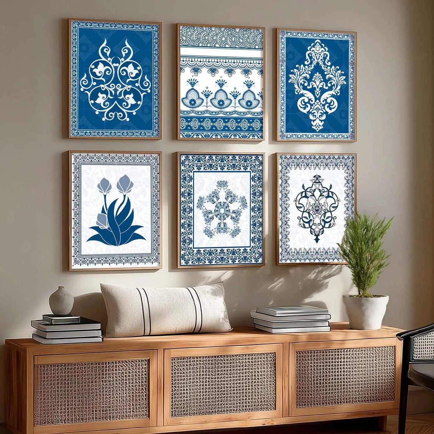Traditional Wall Art Prints with Frame for Wall Decor