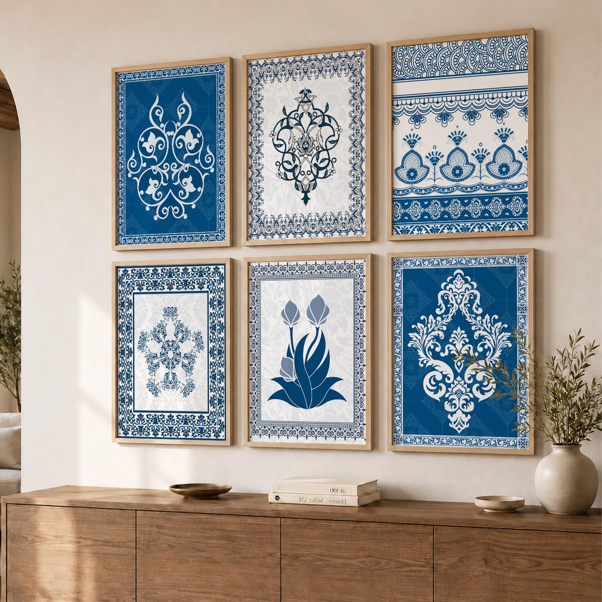 Traditional Wall Art Prints with Frame for Wall Decor