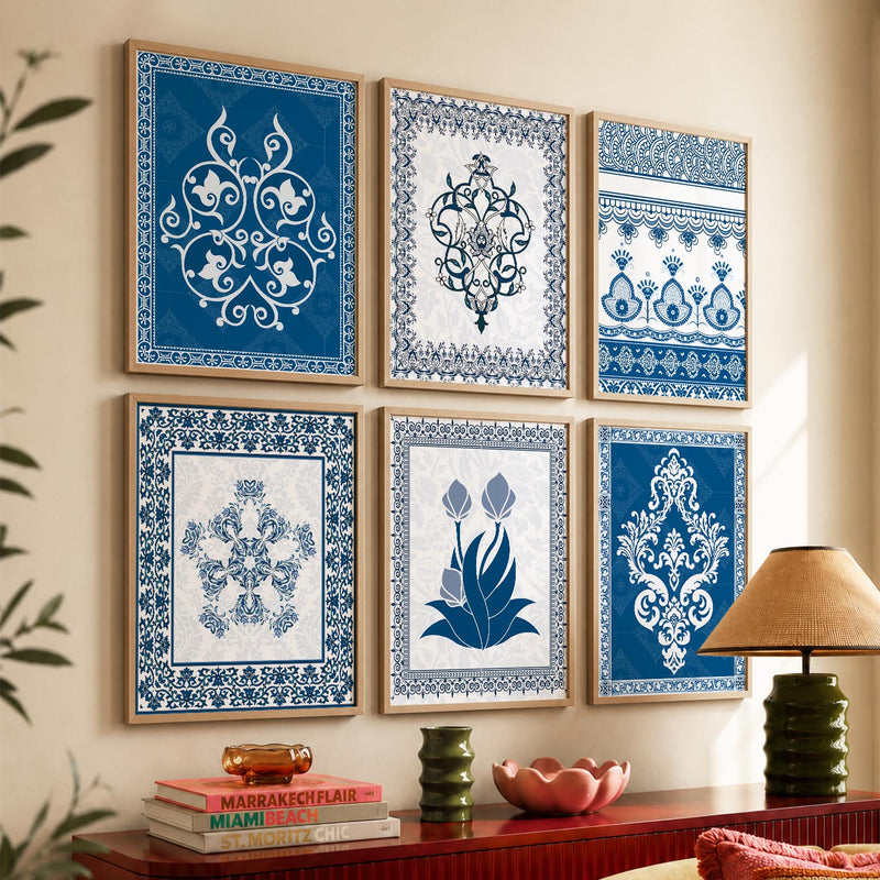 Traditional Wall Art Prints with Frame for Wall Decor