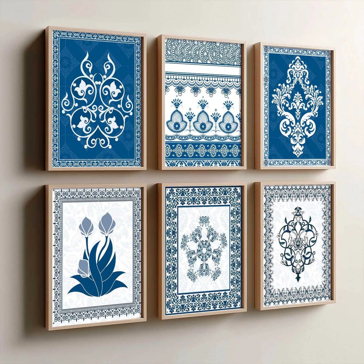 Traditional Wall Art Prints with Frame for Wall Decor