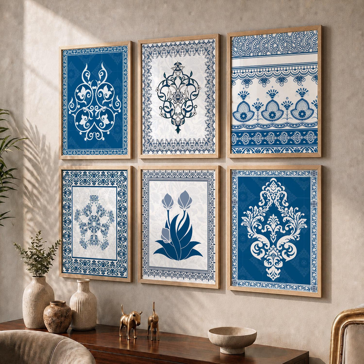 Traditional Wall Art Prints with Frame for Wall Decor