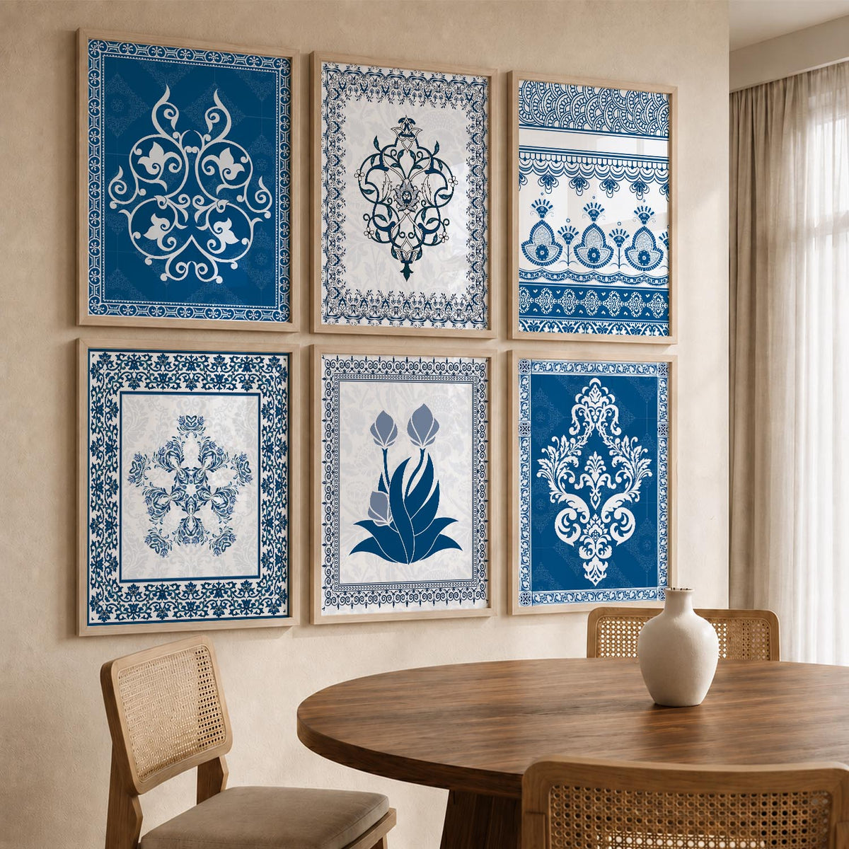 Traditional Wall Art Prints with Frame for Wall Decor