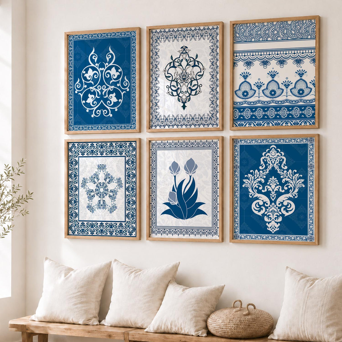 Traditional Wall Art Prints with Frame for Wall Decor