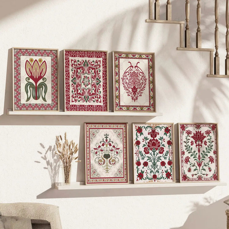 Traditional Wall Art Prints with Frame for Wall Decor