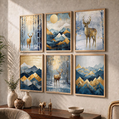 Deer Wall Art Framed Art Posters For Home And Wall Decor