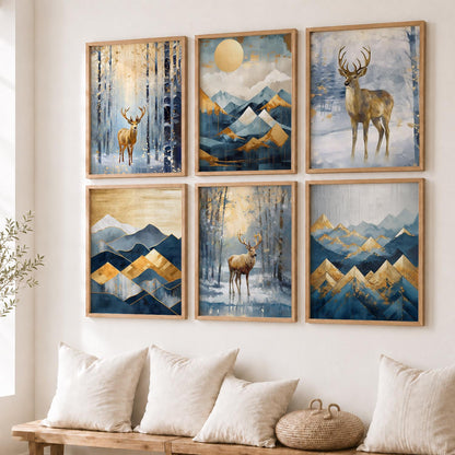 Deer Wall Art Framed Art Posters For Home And Wall Decor