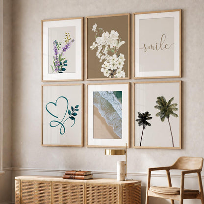Nature Inspired Framed Art Posters for Home and Office Wall Decor