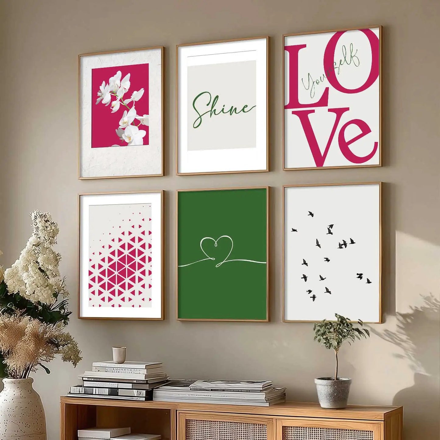 Modern Wall Art For Wall And Home Decor Poster With Frame
