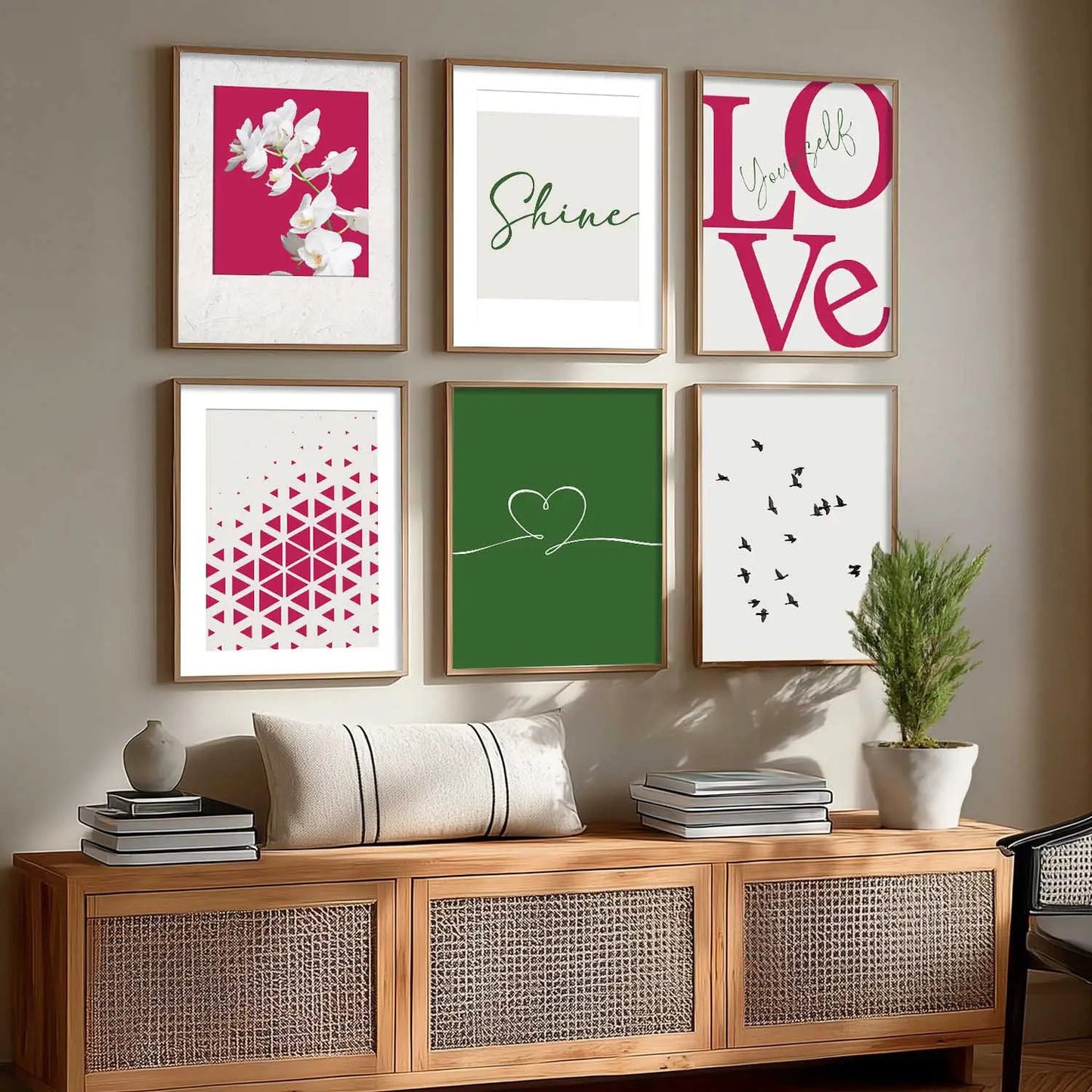 Modern Wall Art For Wall And Home Decor Poster With Frame