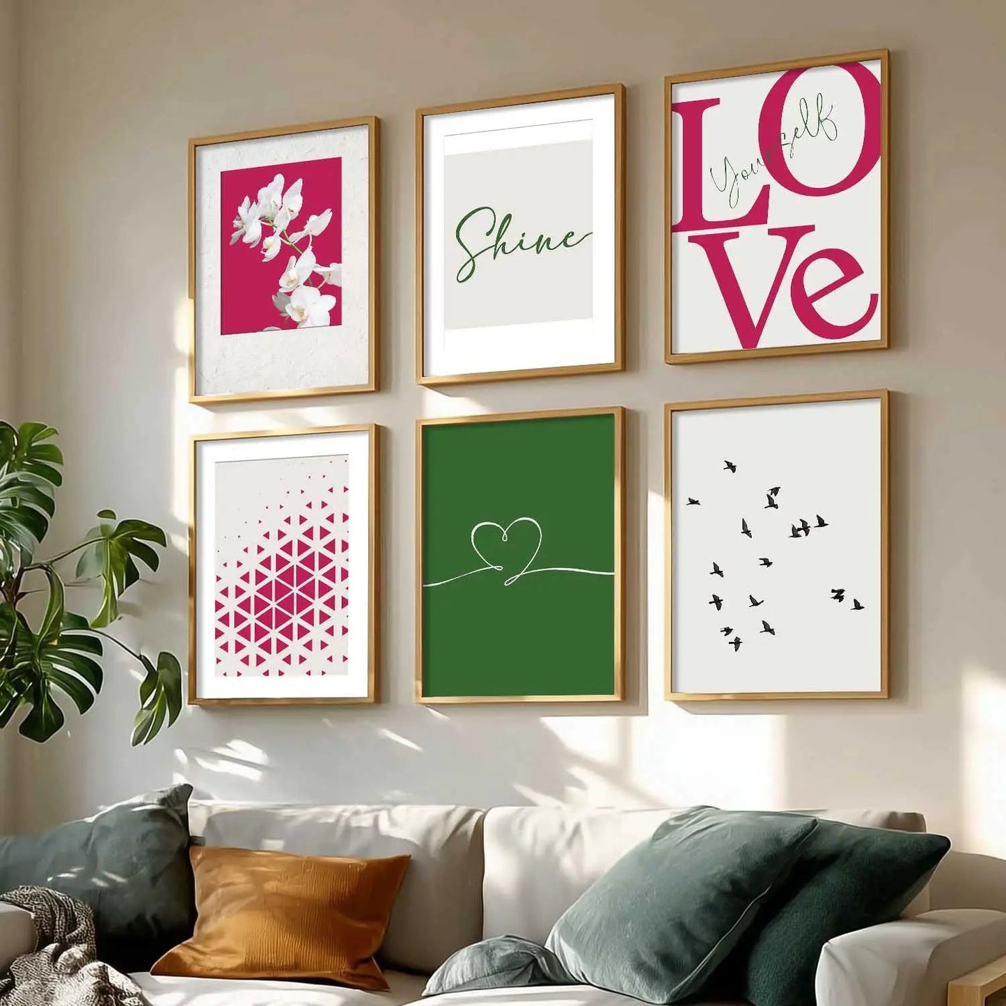 Modern Wall Art For Wall And Home Decor Poster With Frame