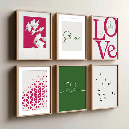 Modern Wall Art For Wall And Home Decor Poster With Frame