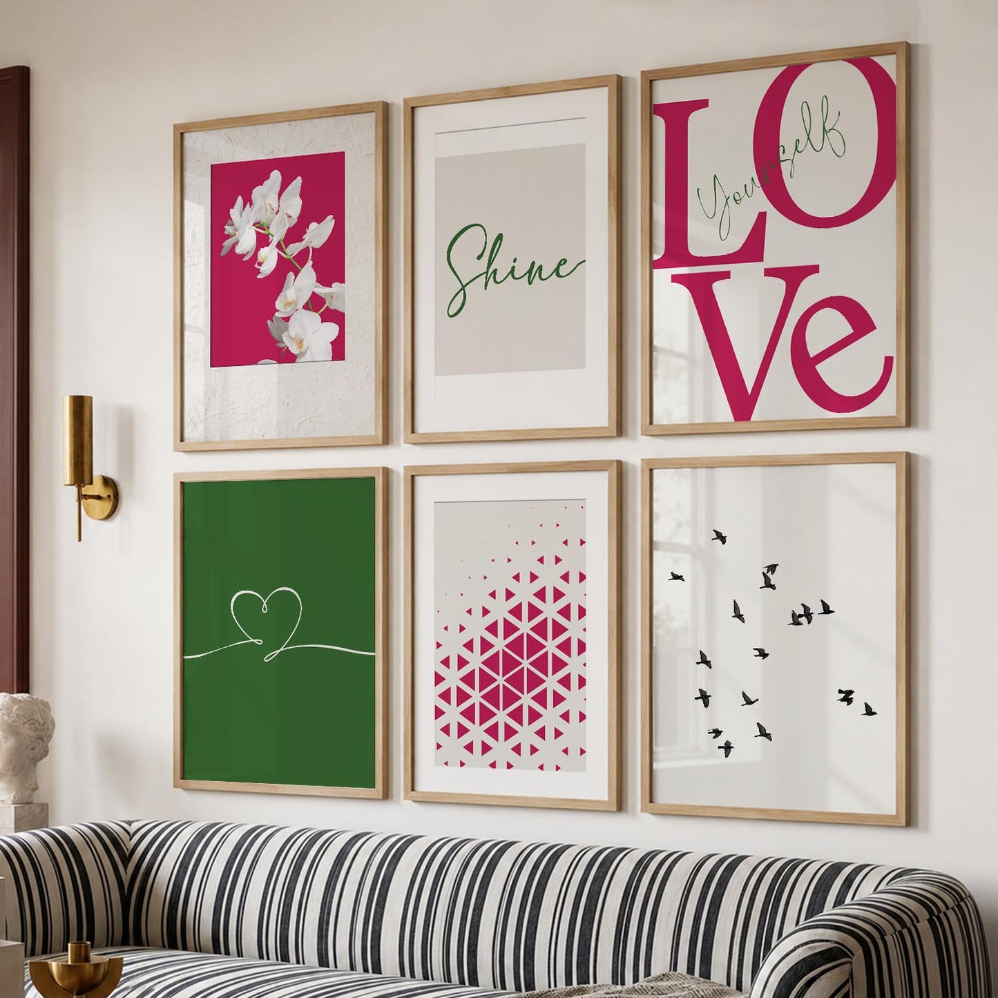 Modern Wall Art For Wall And Home Decor Poster With Frame