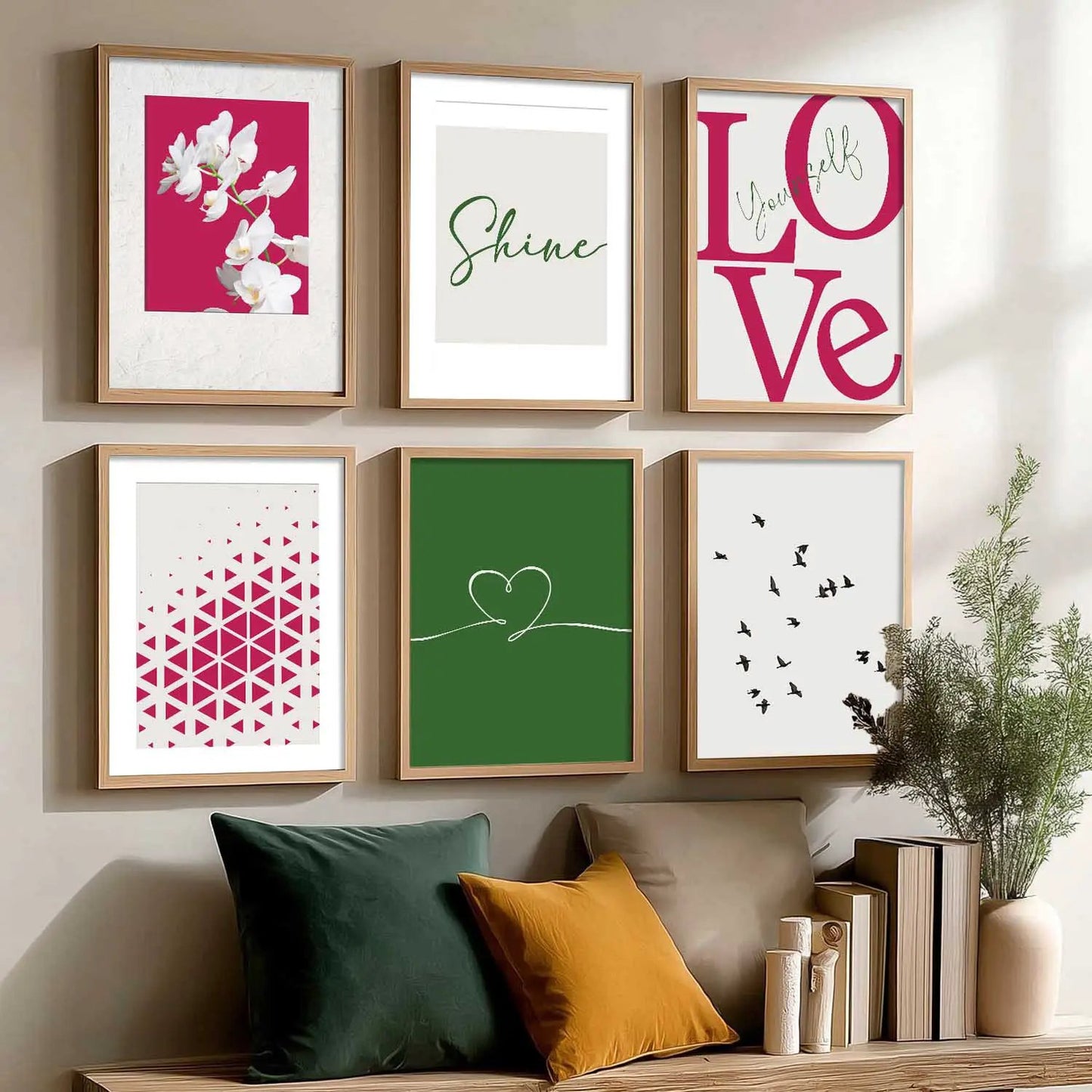 Modern Wall Art For Wall And Home Decor Poster With Frame