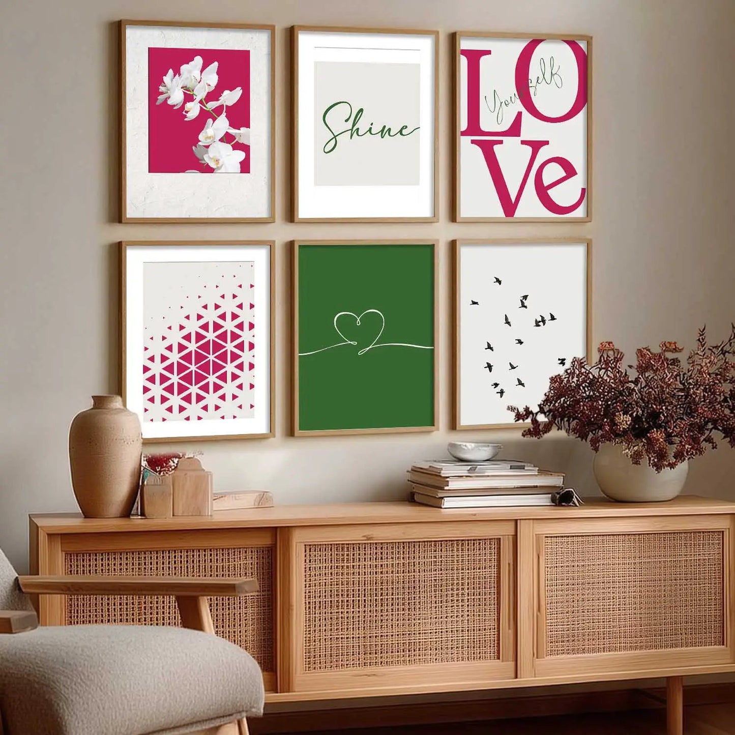 Modern Wall Art For Wall And Home Decor Poster With Frame