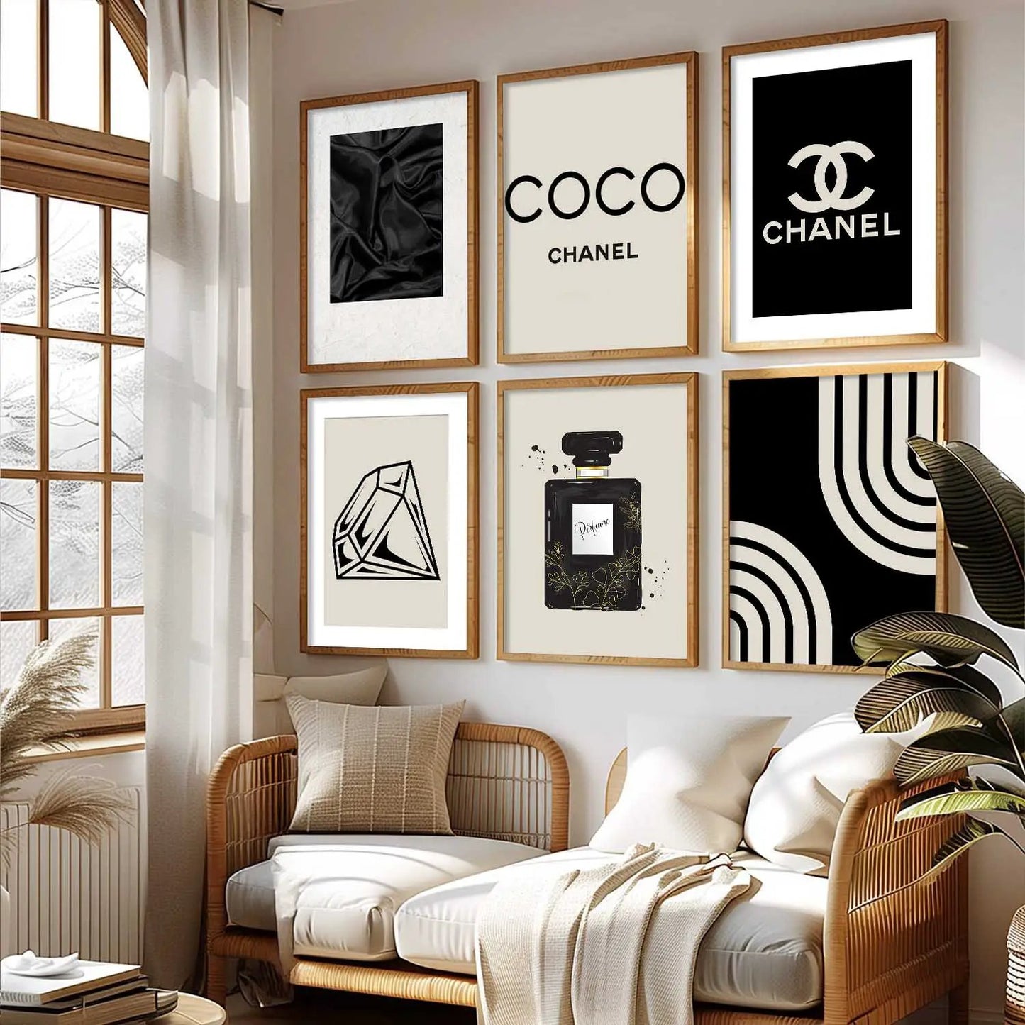 Aesthetic Premium Wall Decor Print with Frame for Wall Decoration