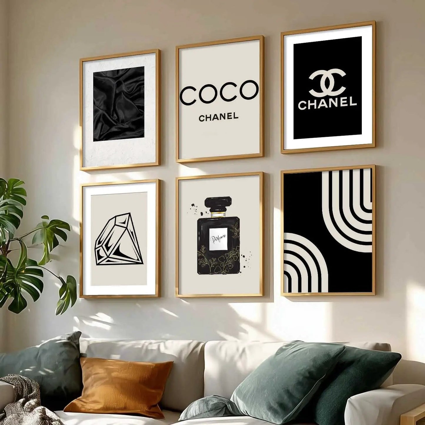 Aesthetic Premium Wall Decor Print with Frame for Wall Decoration