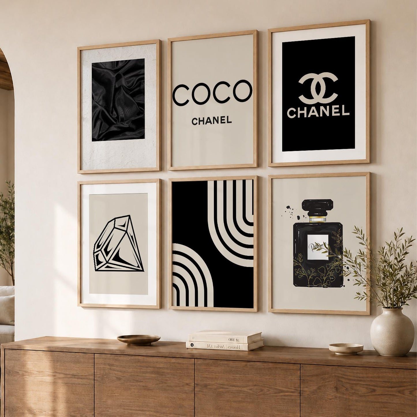 Aesthetic Premium Wall Decor Print with Frame for Wall Decoration