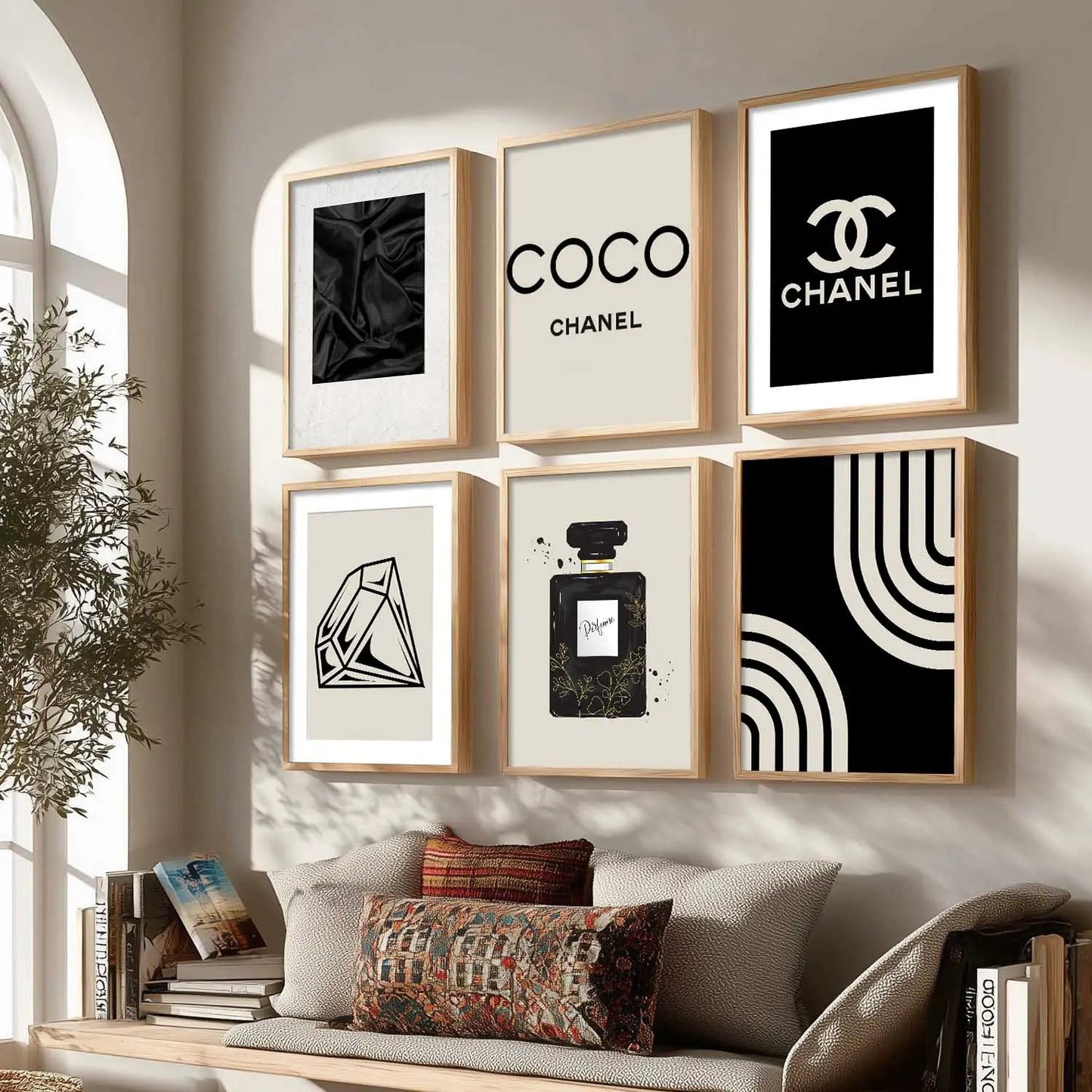 Aesthetic Premium Wall Decor Print with Frame for Wall Decoration