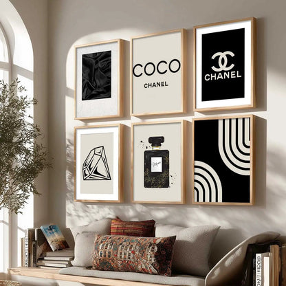 Aesthetic Premium Wall Decor Print with Frame for Wall Decoration
